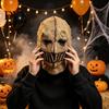 Halloween Cosplay Prop Scarecrow Masque, Adults Scary Full Head Honor Creepy Realistic Masque Latex Party Props for Costume, Haunted House Horror