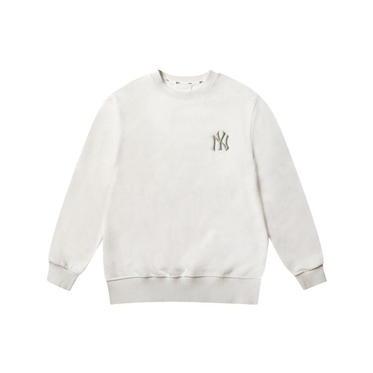 MLB Long Sleeved Sweatshirt Unisex Ivory White 31MTK1041-50I