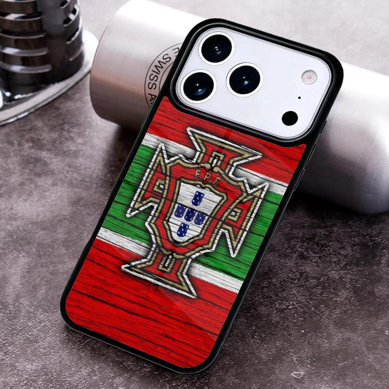 Portugal National Flag Phone Case for iPhone 17 16 15 Pro Max Air 14 13 12 11 Plus Shockproof Capa Cover