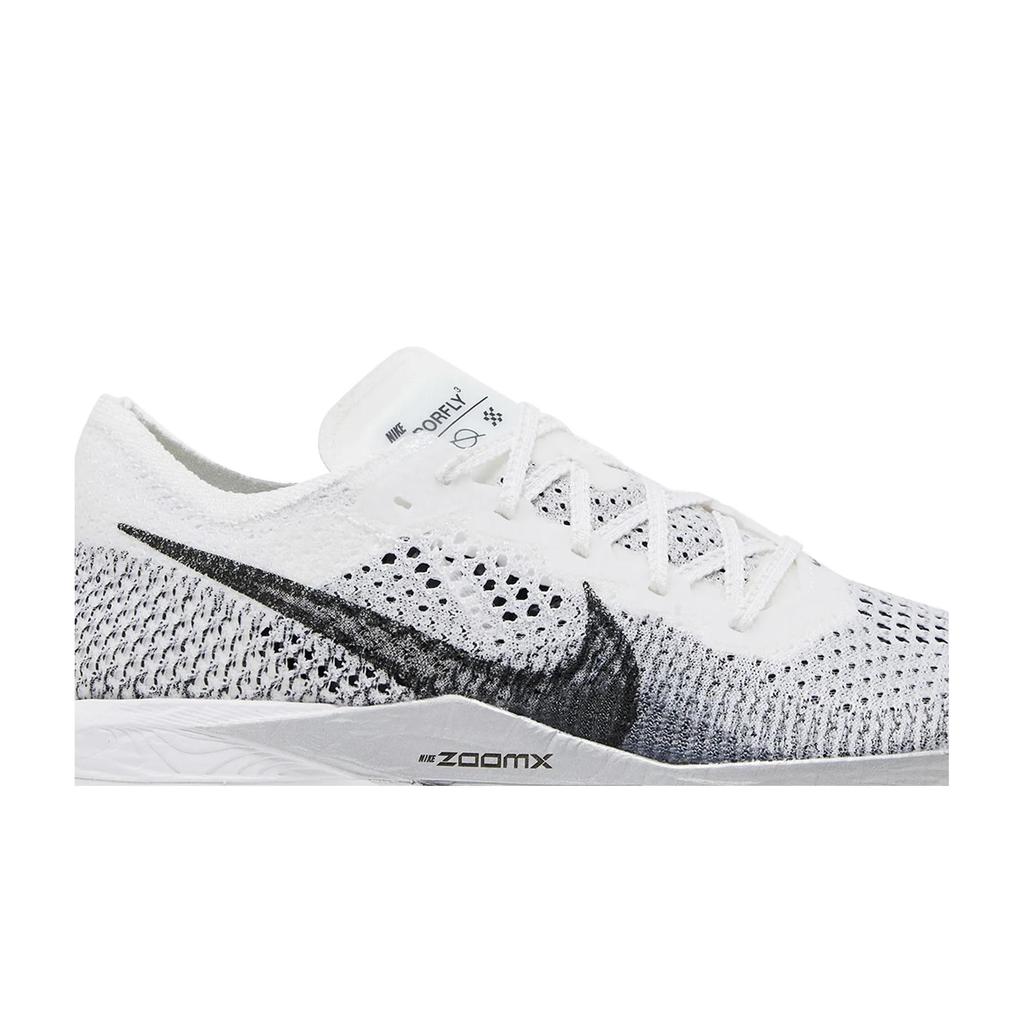 Nike Womens ZoomX VaporFly Next% 3 'White Particle Grey' (women's sizes) White / Particle Grey / Metallic Silver / Dark Smoke Grey Running Shoes