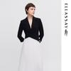 ELLASSAY Women's Color Block Midi Suit Dress