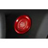 For Cadillac CT5 2020-2021 Start Button Ignition Switch Cover Trim Aluminum Red