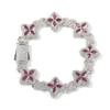 Sparkling Stainless Steel Necklace & Bracelet