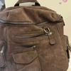 Neuer Pendler Rucksack Große Kapazität Modisch Vielseitig Mehrere Taschen Retro Studentenrucksack Reiserucksack
