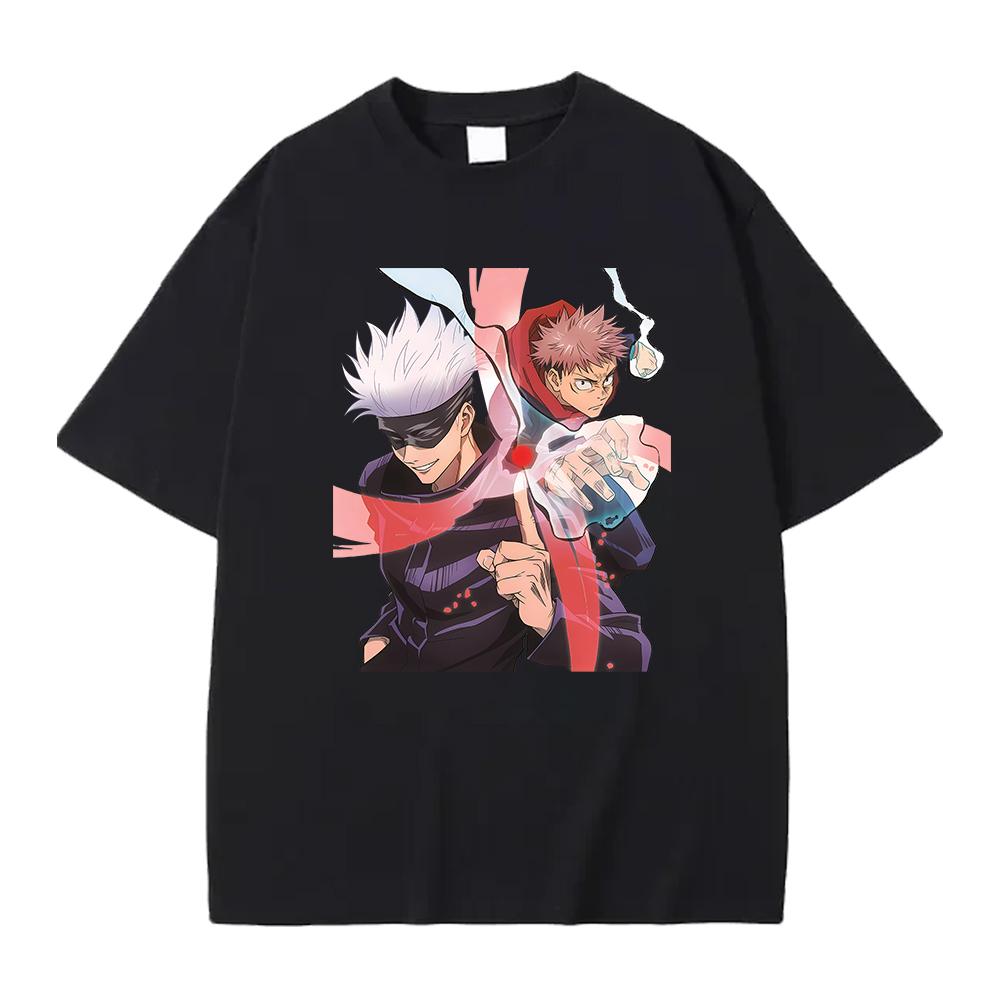Japanes Unisexga Jujutsu Kaisen T Shirt Okkotsu Yuta Graphic Tshirt Unisex Unisex Cotton Clothing Short Sleeve Street Fashion Tees