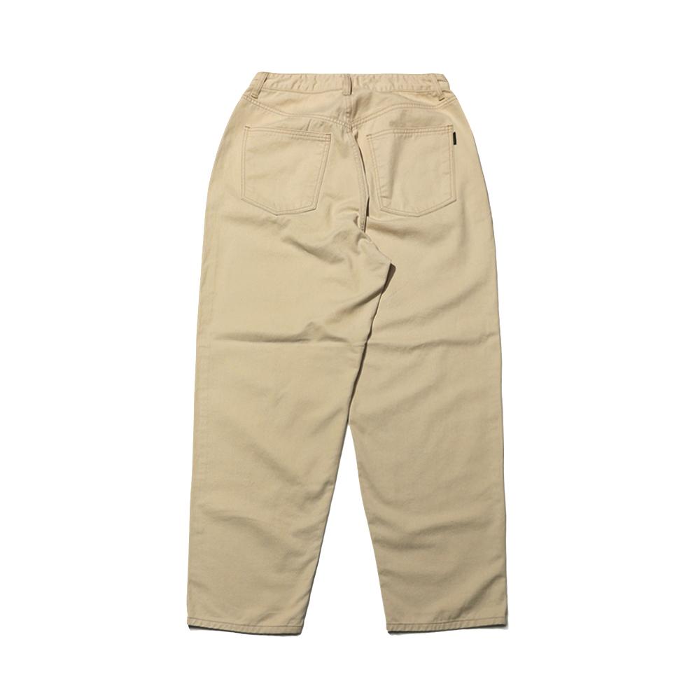 Bieseulaebis Mid 90 Baggy Cotton Pants Beige