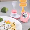 Versatile DIY Rice Ball Mold & Embosser Set - Bento Tools & Nori Press