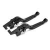 Motorcycle Adjustable Brake Clutch Lever CNC Aluminum Alloy Replacement for YAMAHA TMAX 530 2012‑2019Black