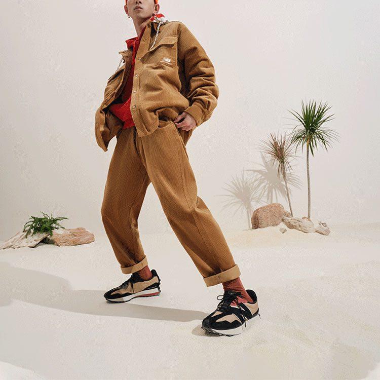 New Balance New Balance CNY Collection Casual Pants Men's Brown Moderate Cuffed Pants AMP21354-INC