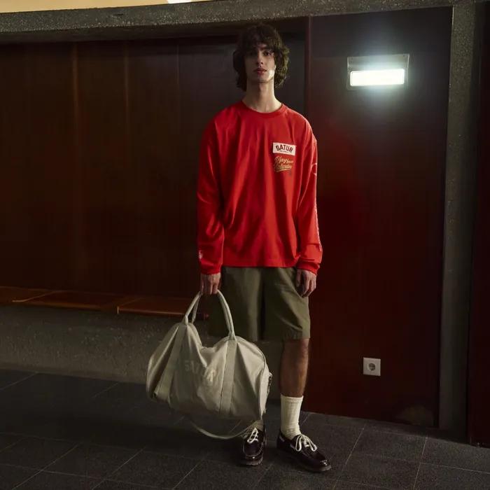 Canvas Big Duffle Bag Light Khaki