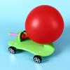 Balloon-Powered Recoil Force Cart - DIY Science Experiment Toy for Children