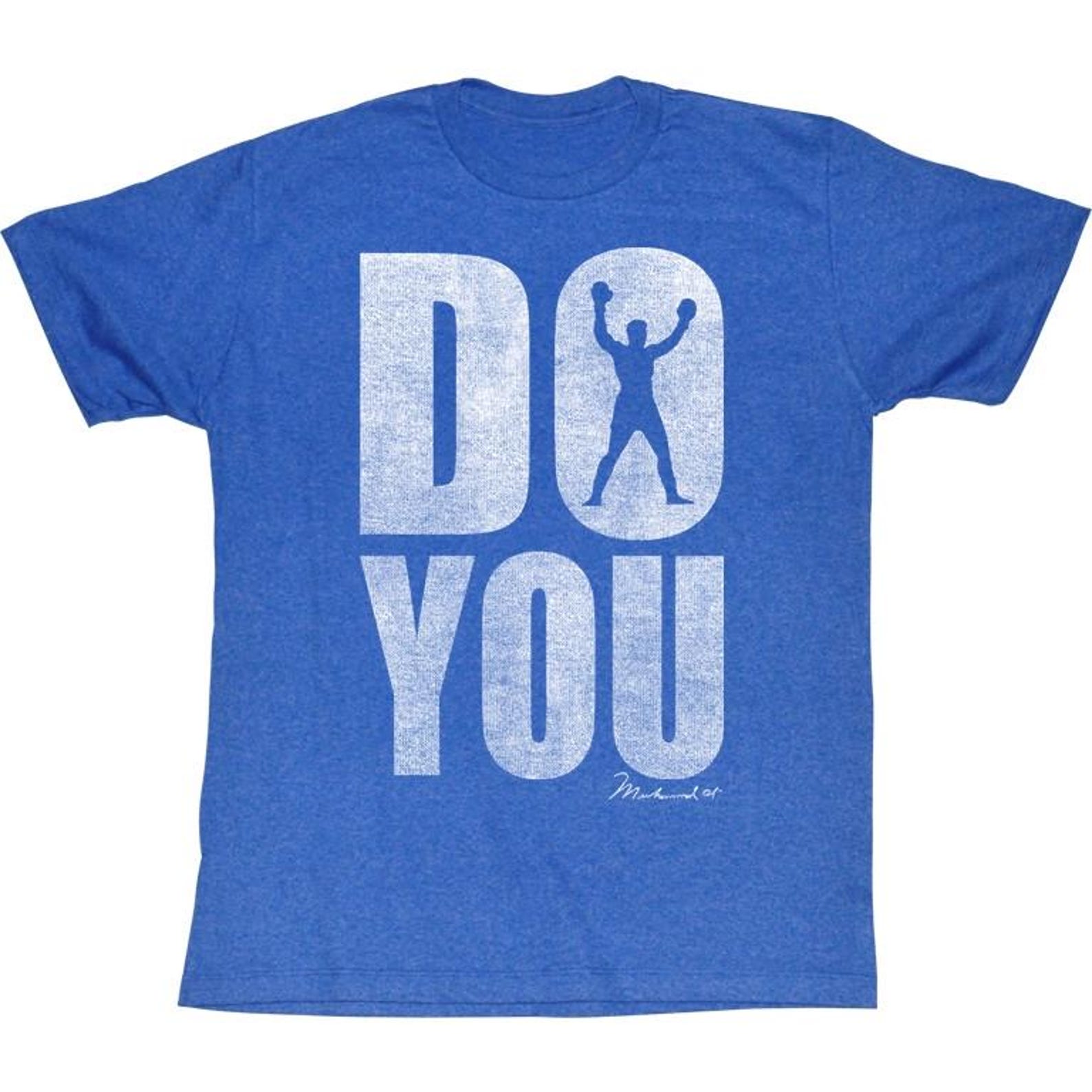 Muhammad Ali Do You Royal Heather Adult T-Shirt XL