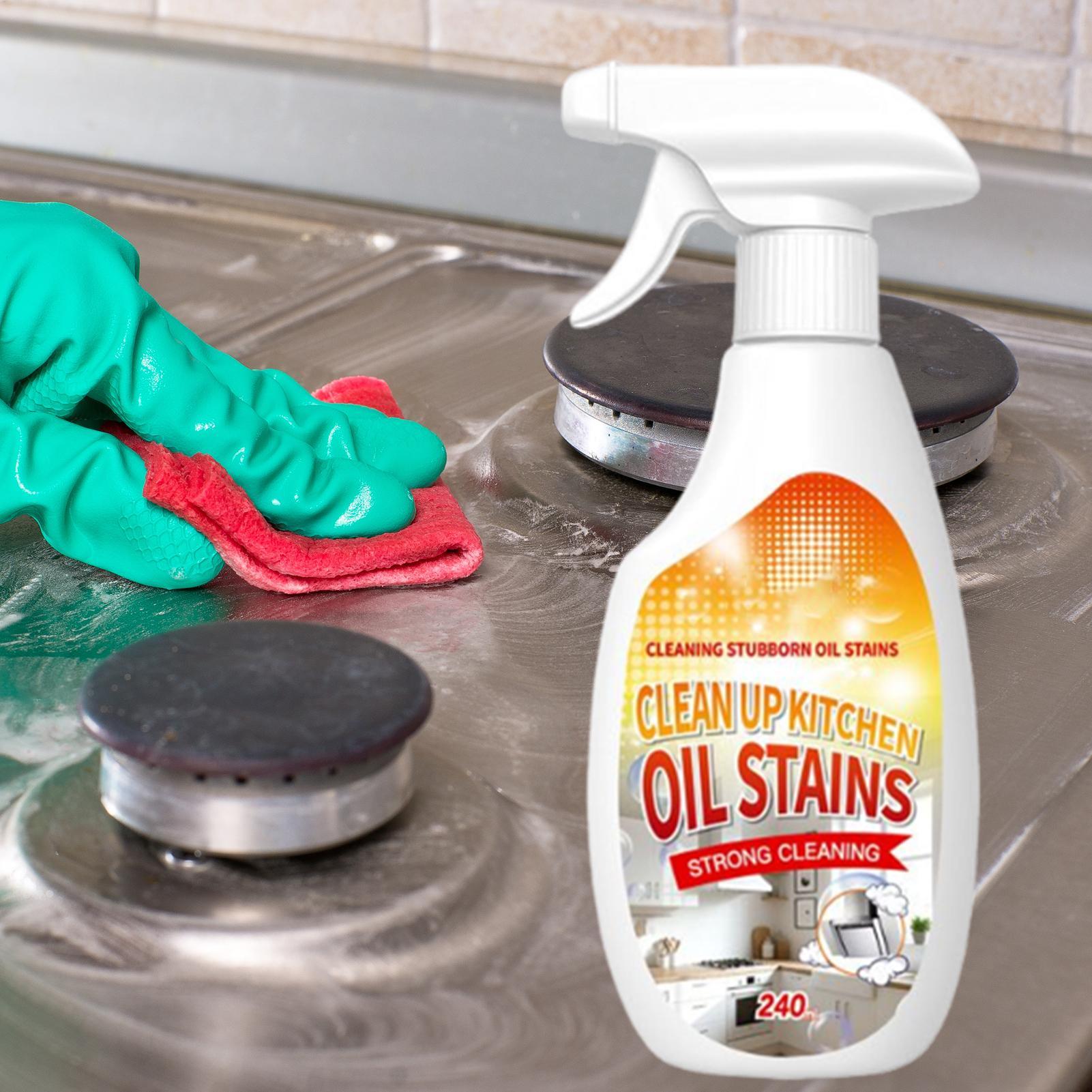 Lemen Scent Kitchen Degreaser Spray Grill Oven Household Stove Cleaning Spray Kitchen Oil Stain Remover Kitchen Cleaner Spray single attribute