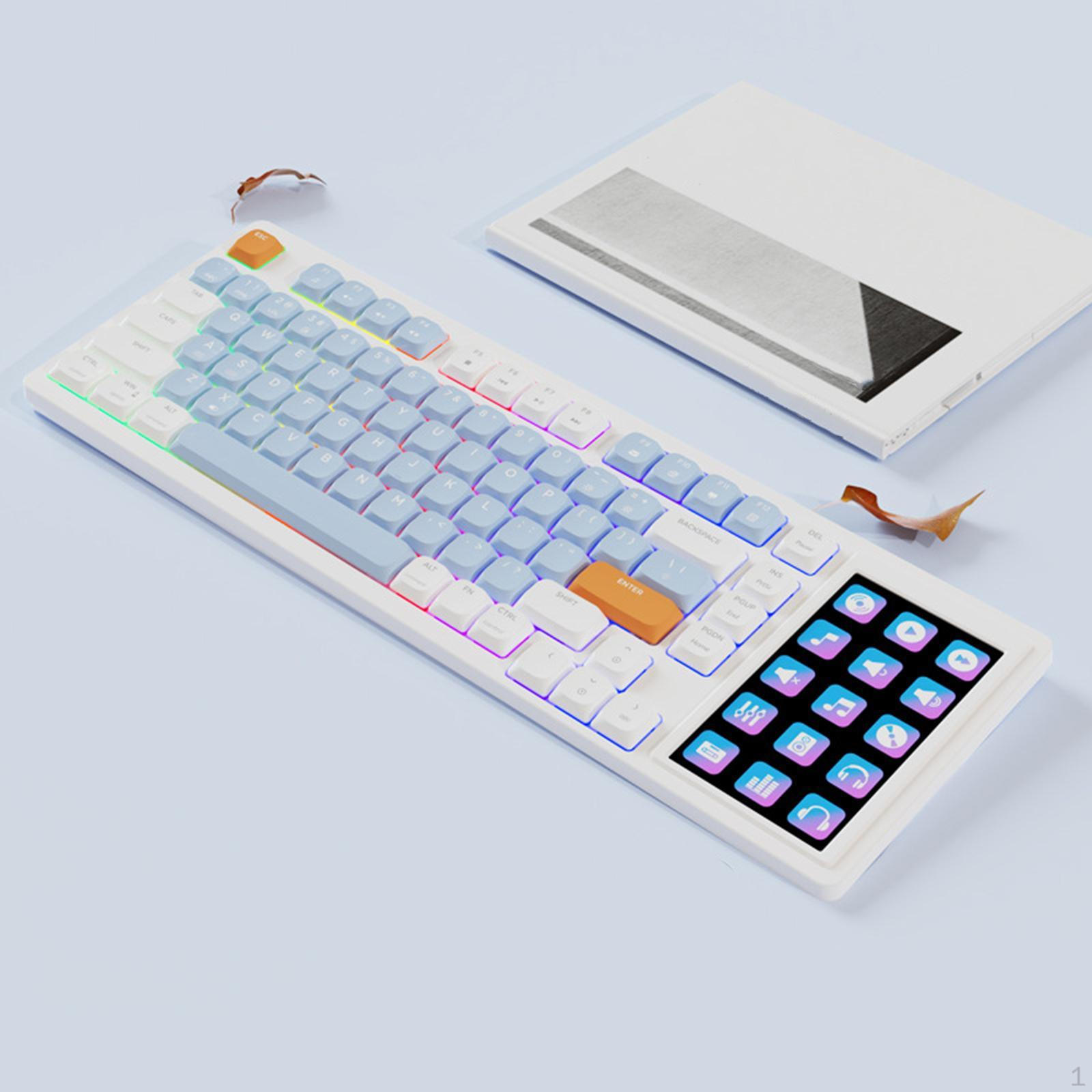 

81 клавиша механическая игровая клавиатура универсальная премиум проводная USB компьютер офис для Red Switches