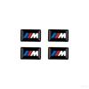 WCHT7 4pcs Car Decor Stickers Multi-size Optional For BMW M Performance M3 G20 E36 X6 G30 X3 M5 Soft Adhesive Ornament Modified Decals