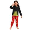 Children's  Boys And Girls Thin Two-piece  Long-sleeved Pants Two-piece