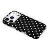 Coque pour iPhone 17 Pro Max Design à Pois Housse Arrière de Téléphone en TPU IMD
