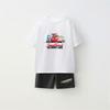 Summer Trendy Short Sleeve 3D Print Child New Design Tshirt+Shorts 2Piece Set Clothing Cartoon Tees Black Shorts For Boys