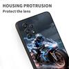 Creative motorcycle rider cool For Samsung A73 A72 A71 A55 A54 A53 A52 A51 A13 A22 A16 A15 A12 A14 A26 A07 5G Black Phone Case