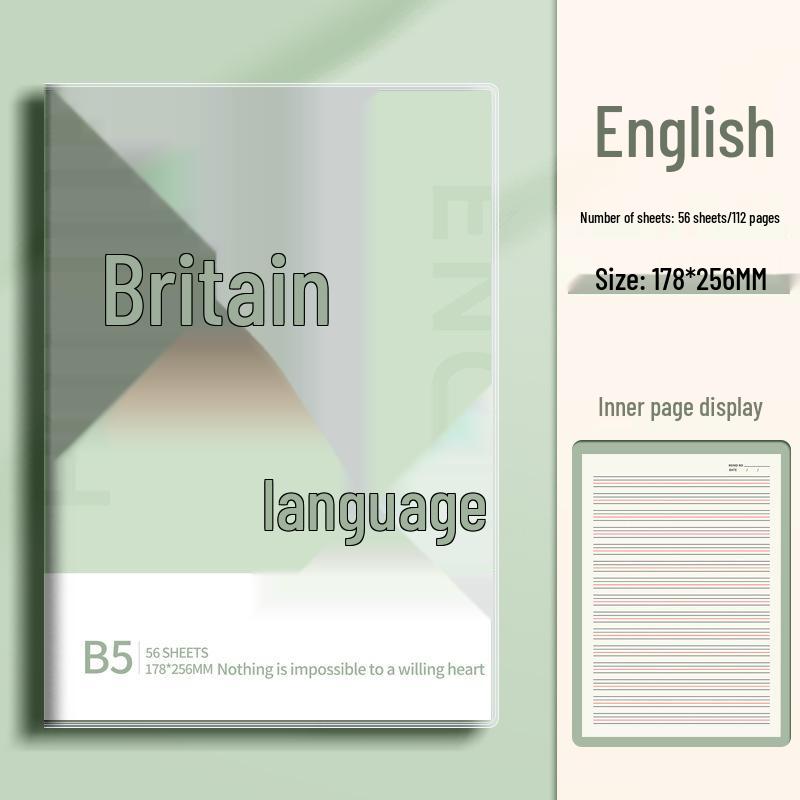B5 Mehrfächerhefte: Komplettset für Politik, Geschichte, Englisch und Chemie - Perfekt für Schüler der Mittelstufe, Oberstufe und Studenten