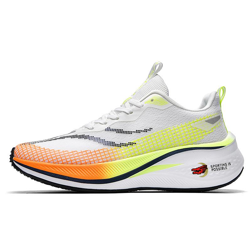 High-quality Flying Electric Carbon Board Racing Training Shoes Red Rabbit Breathable Shock Absorption Rebound Professional Marathon Sports Shoes
