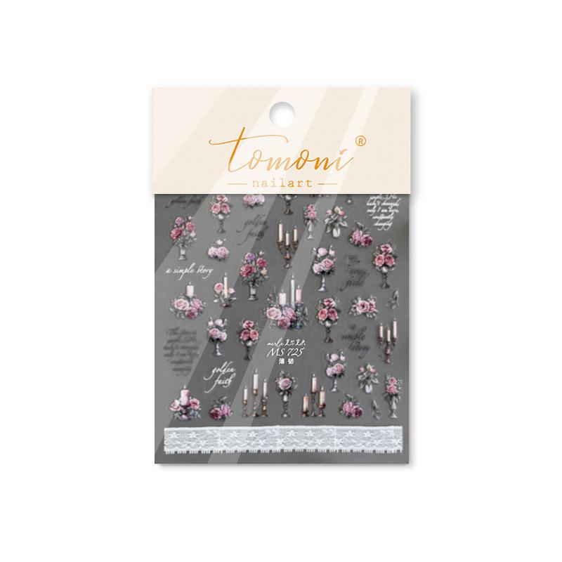 

Наклейки для ногтей Tomoni Thin & Tough Rose - Японская канцелярия, коллаборация