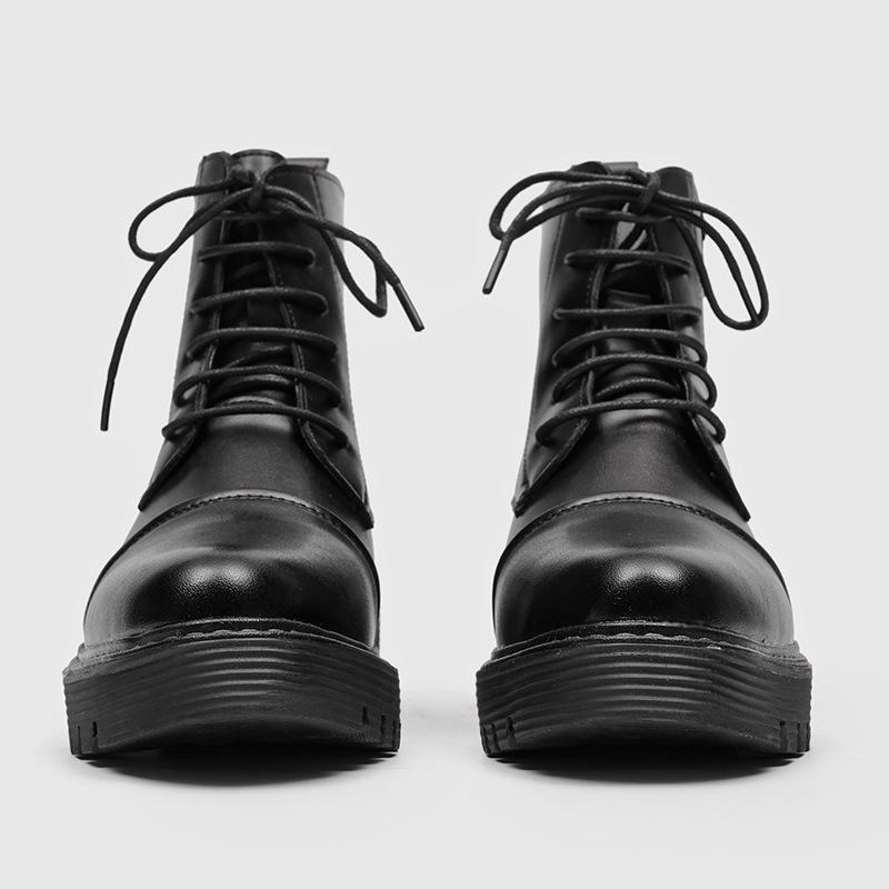 High-Top British Brock Tooling Black Men'S Boots Summer New Martin Boots Men'S