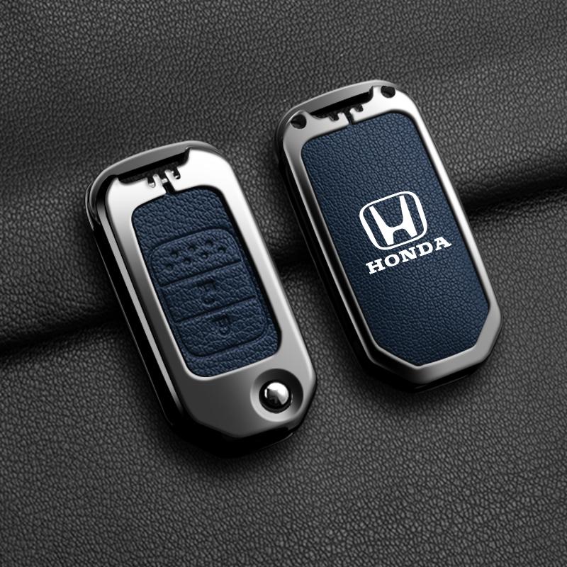 

Car Smart Remote Key Fob Case Cover For Honda Civic Accord City Odyssey CR-V XR-V HR-V Vezel Jade Jazz Crider Auto Accessories