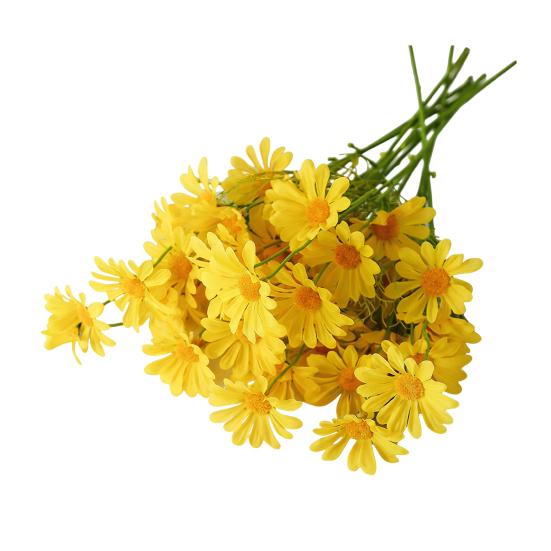 Artificial Flower UV Resistant Fake Wildflowers with Stems 20.8" Faux Silk Spring Floral