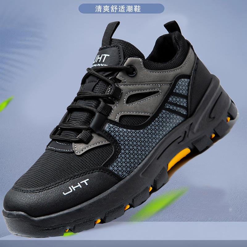 Shoes men's shoes summer breathable outdoor sports shoes foreign trade breathable non-slip commuter shoes fashionable versatile shoes
