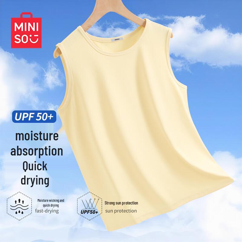 MINISO Women's Sleeveless Quick-Dry Sports Vest Top