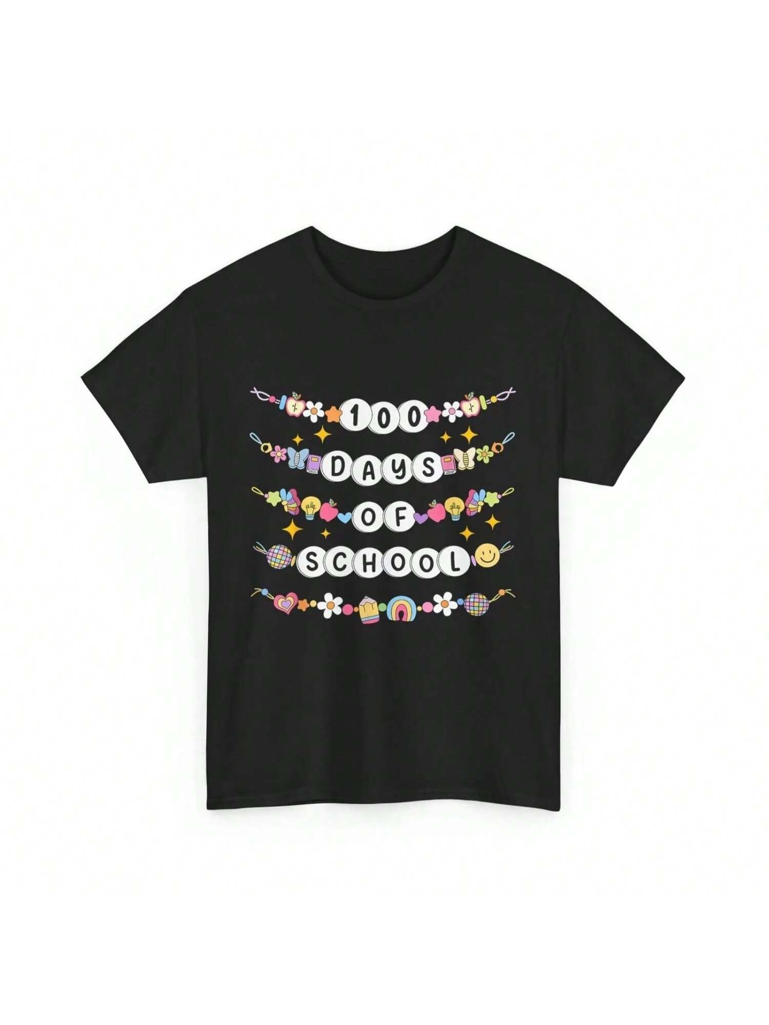 100 Days Of School Friendship Bracelets Smarter Kid T Shirt S разноцветный