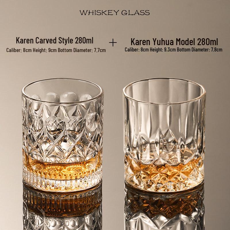 Classic High-Aesthetic Handmade Whiskey and Brandy Glass