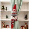 Yousheng Świąteczna Klamra do Zasłon 3D Mikołaj Bałwan Renifer Lalka Kreskówkowa Zapięcie do Zasłon do Salonu Domu Hotelu Dekoracja Okna