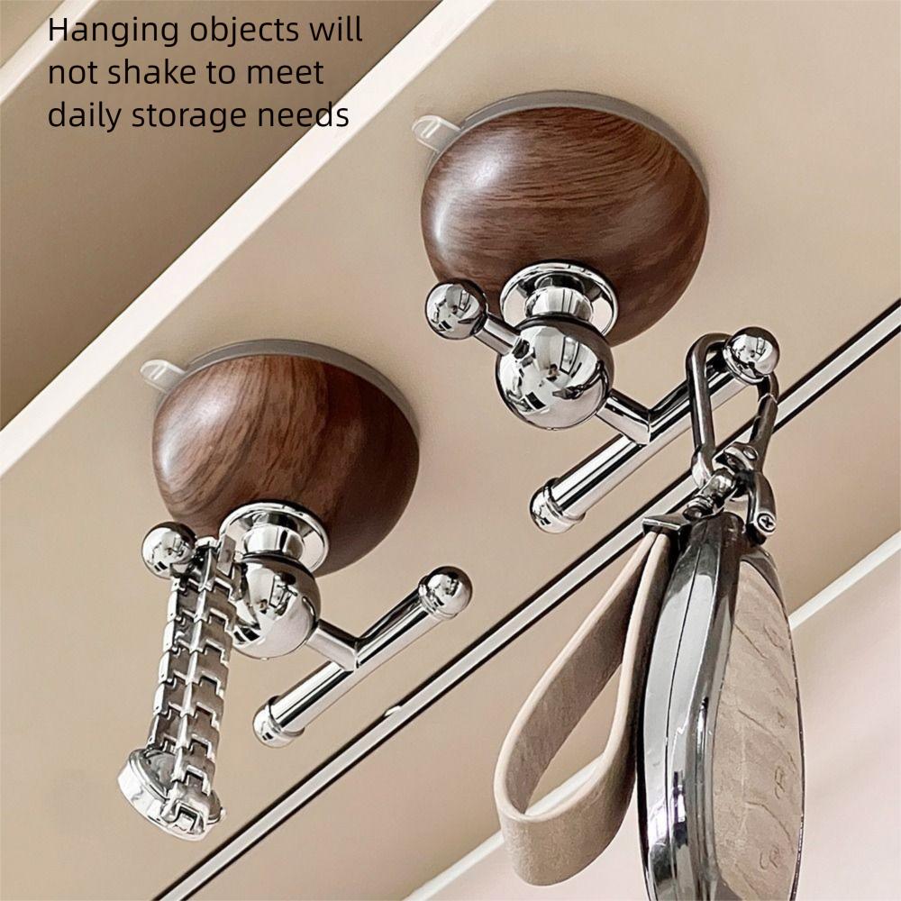 Traceless Suction Cup Hook Waterproof Kitchen Storage Hook Bathroom Towel Hooks  Housewarming Gift