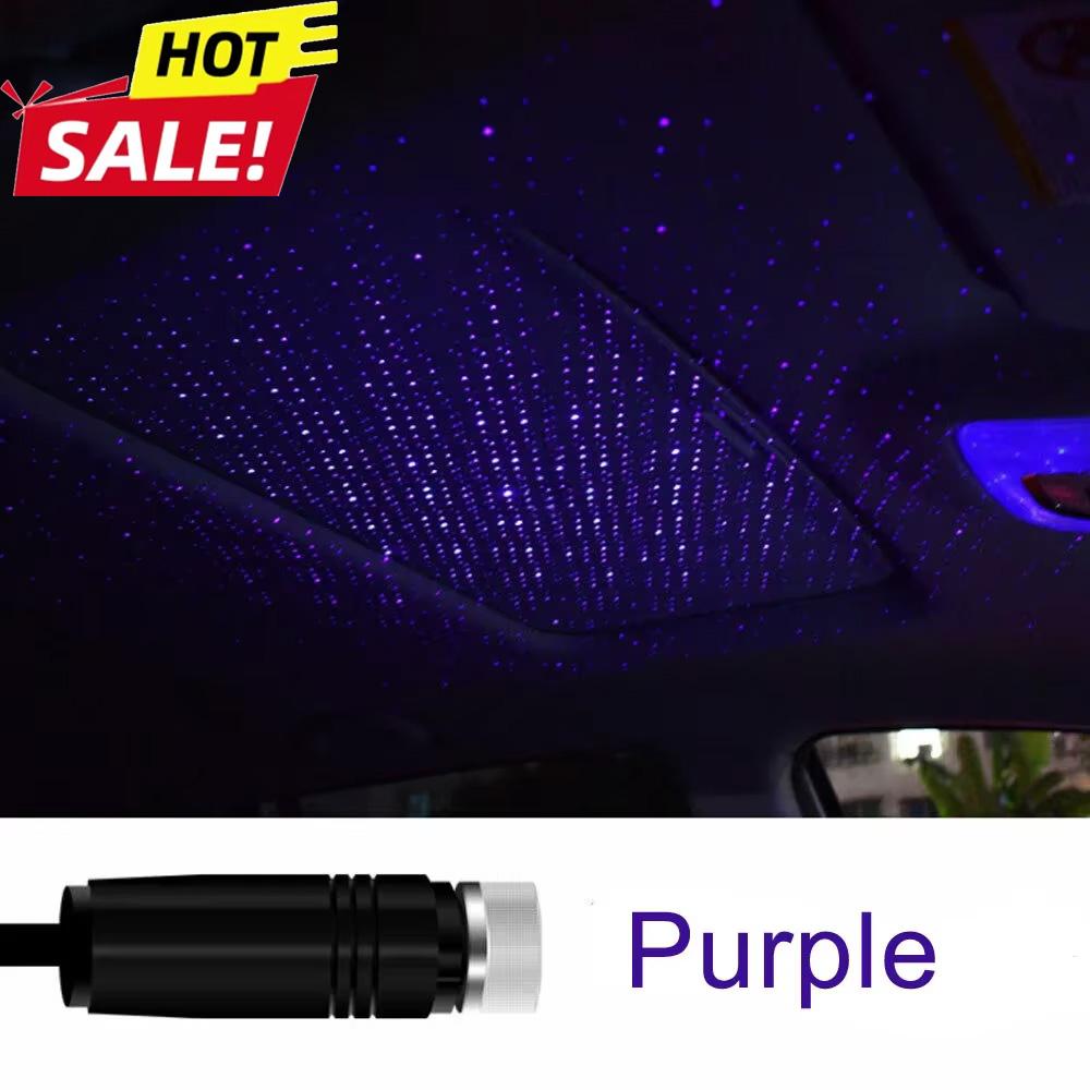 Mini LED Car Roof Star Night Lights Projector Light Interior Ambient Night Starry Sky USB LED Decorative Lights Plug and Play