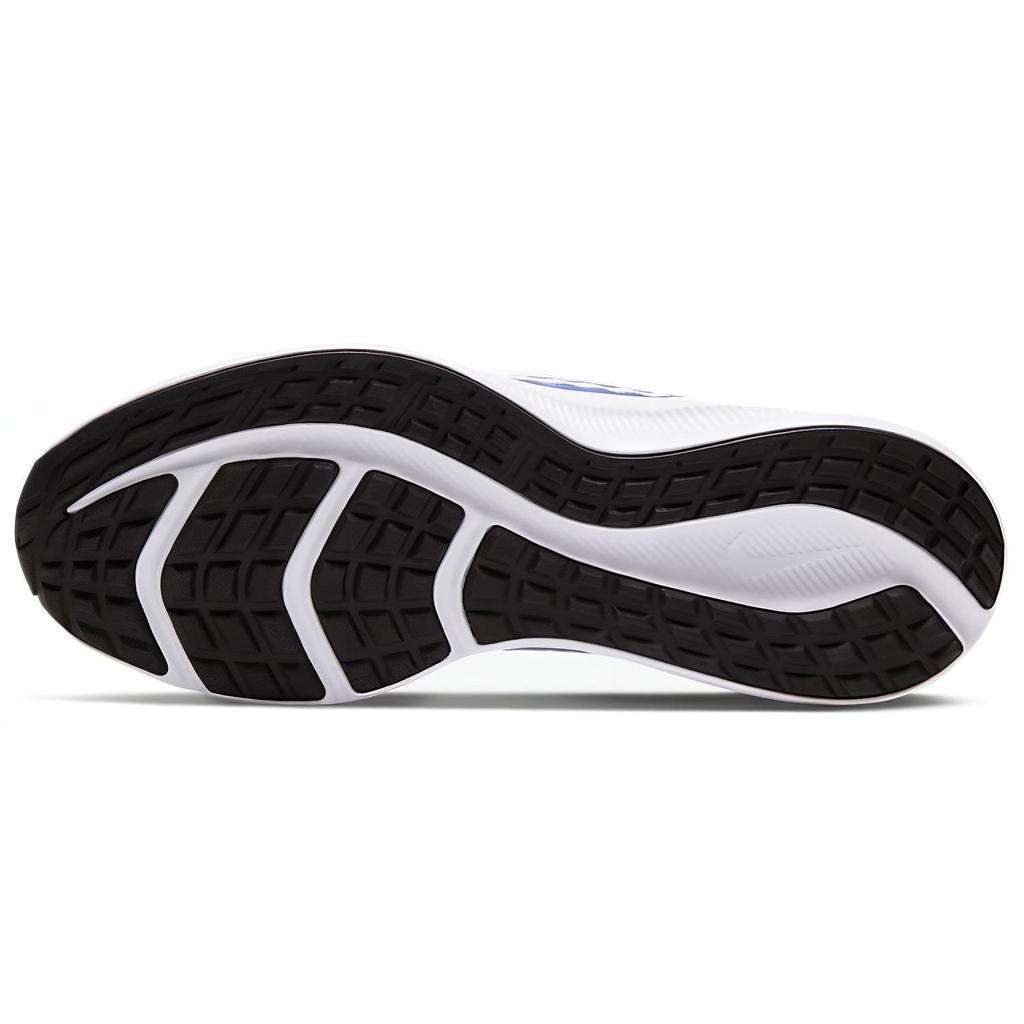 Nike Downshifter 10 Comfortable Shock Absorption Non-Slip Wear-Resistant Breathable Low-Top Running Shoes Kids Sneakers Blue White CJ2066-500