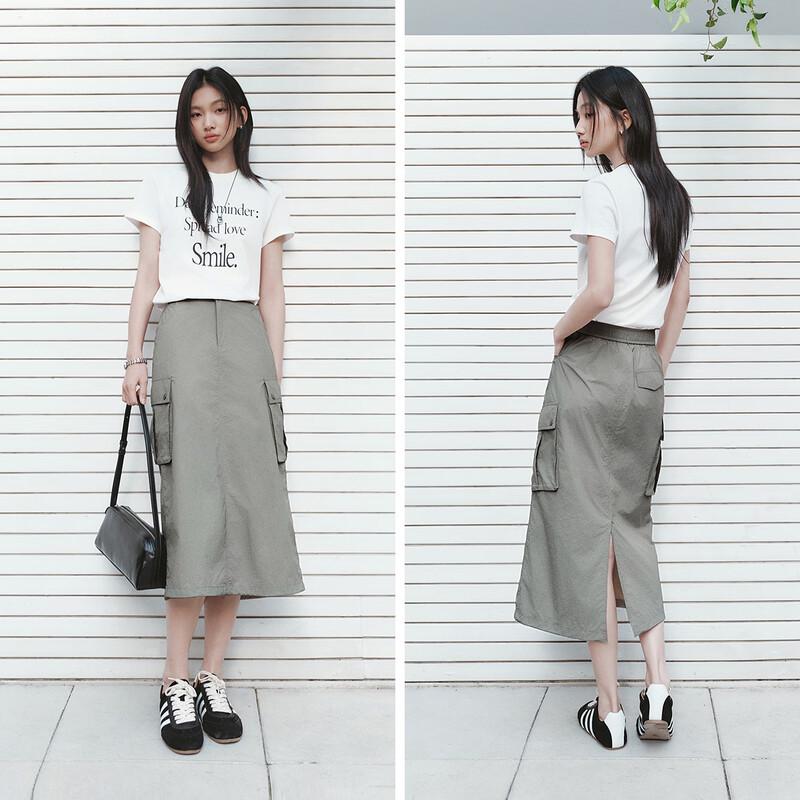 Semir Women's Sun-Protective Cargo Midi Skirt