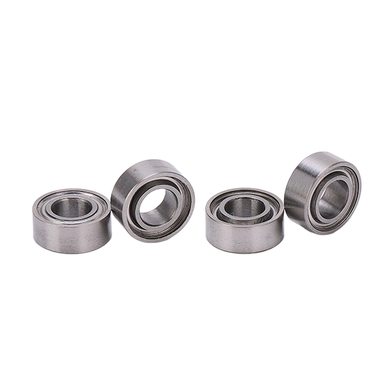 

4Pcs Stainless Steel Ball Bearings 5x10x4mm for Arrma 3S 1/10 Remote Control Cars