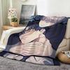Comic T The Tree W Without Roots  Flannel  Blanket Suitable for Sofa Living Room Bedroom