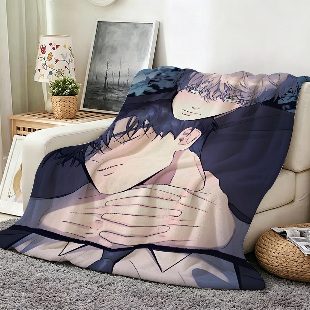 Comic T The Tree W Without Roots  Flannel  Blanket Suitable for Sofa Living Room Bedroom