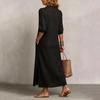 Women’s Loose Fit Button Down Babydoll Collar Dress Maxi Dresses for Women Spring Dresses for Women Casual Dresses for Women Sundresses for Women