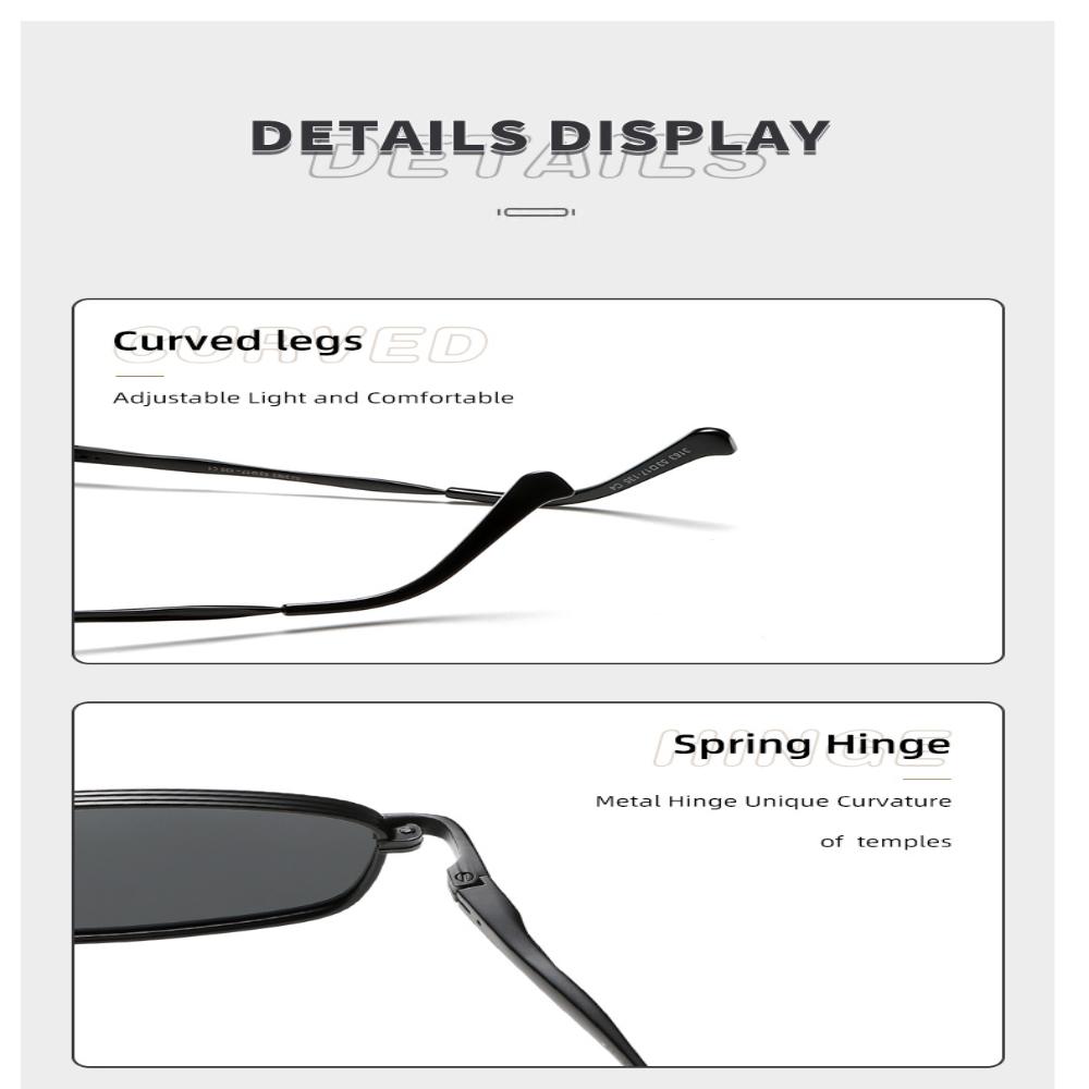 Vintage Small Square Frame Glasses Retro Sunglasses Trendy Eyewear Rectangle Sun Glasses UV400 Shades Men Women Eyepiece