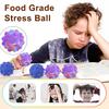 Bubble Stress Ball Food Grade Silicone Squeeze Ball Fidget Toy Anxiety Reduction Decompression Ball Sensory Toy