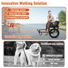 40-60KG Double Brake Dog-Pulling Stroller for Owners To Take Pets To Shopping Dog Trailer Pets Pulling Person Cart with Seat