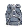 Pets Dogs Jeans Coat Jacket Towable Denim Vest Cat Puppy Spring/Autumn Clothes Apparel dog coat