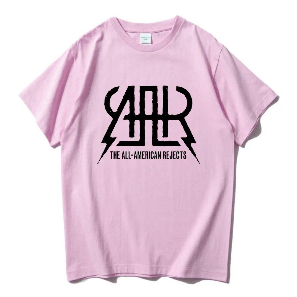 The All-American Rejects Logo Print T-shirt Cotton Short Sleeve Men/Women Tshirts Streetwear Street Style Graphic T Shirt