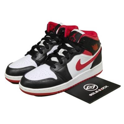 Sneakers Retro Air 1 Mid GS Black Gym Red DJ4695-122