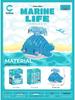 Ocean Creatures Educational Building Blocks Series – LEGO Compatible Micro-Blocks Set