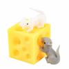 Seek Toy Squishable Toy Sloth Hide And Seek Mouse and Cheese Toy Mouse Steal Cheese Stress Relief